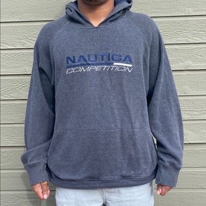 Vintage 90s Nautica Competition Embroidered Hoodie